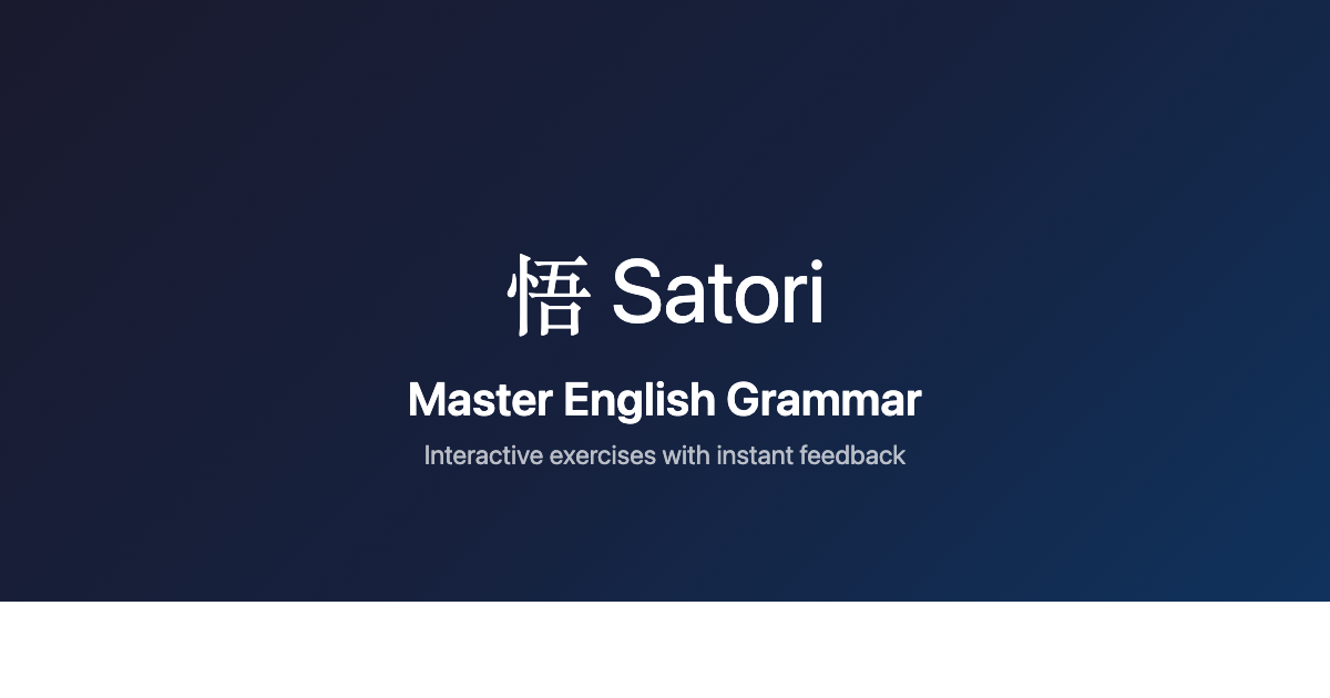 Some and Any — Free Grammar Exercises | Satori